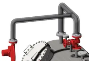 tuyauteries de section circulaires