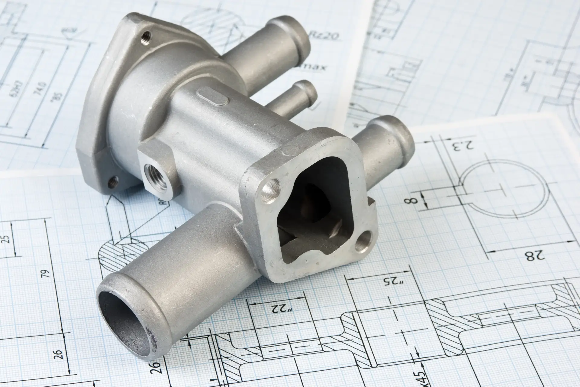 Dessin industriel - pièces automobile