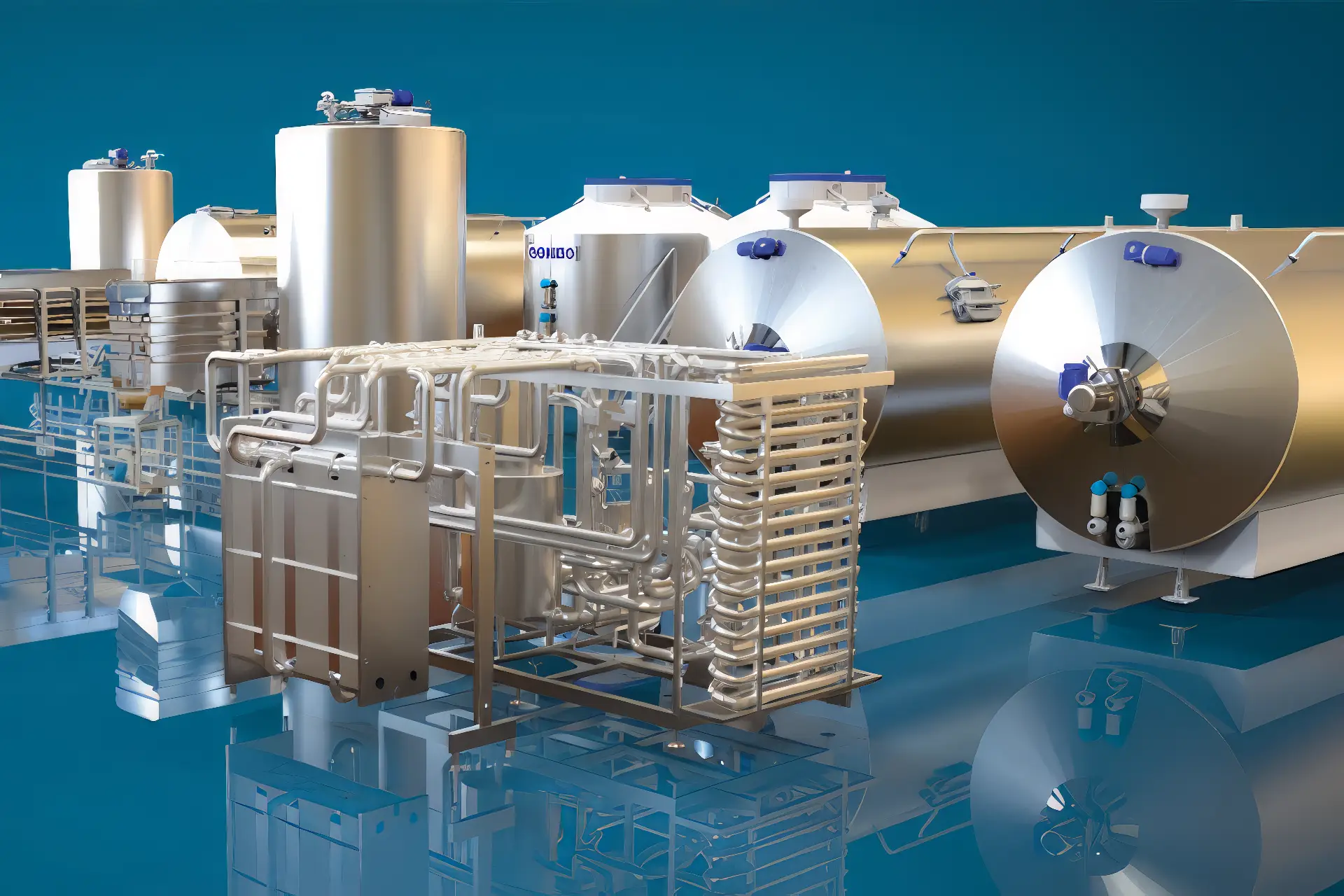 CAO Solid Edge - Usine Donido, traitement du lait