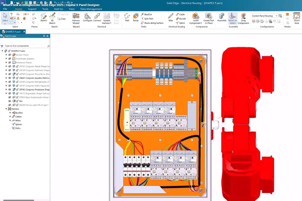 Capital X panel designer, logiciel schéma électrique